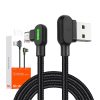 Mcdodo CA-5280 LED USB to Micro USB Cable, 3m (Black)