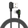 Mcdodo CA-4671 LED Angle USB Lightning Cable, 1.2m (Black)