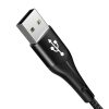 USB to USB-C Mcdodo Magnificence CA-7960 LED cable, 1m (black)