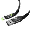 USB to USB-C Mcdodo Magnificence CA-7960 LED cable, 1m (black)