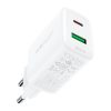 Wall Charger Acefast A25, USB + USB-C, PD 20W (white)