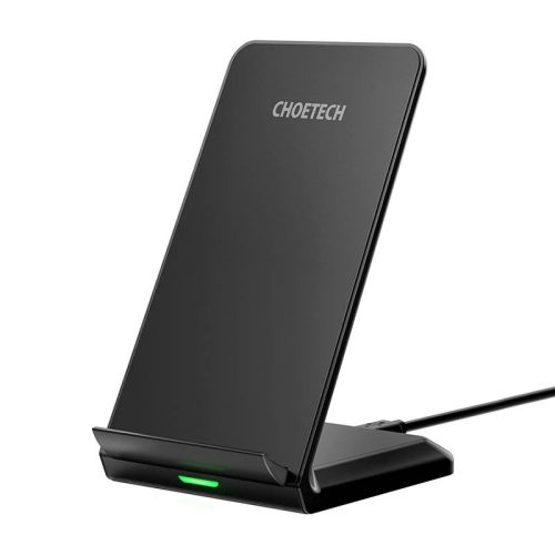 Choetech 10W inductive wireless charger with stand (black)