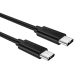 USB-C to USB-C cable Choetech, 1m (black)