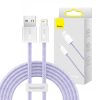 Baseus Dynamic 2 USB - Lightning töltőkábel, 2,4A, 2m (lila)