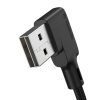 USB to USB-C cable, Mcdodo CA-7310, angled, 1.8m (black)