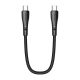 Mcdodo CA-7640 USB-C to USB-C cable, PD 60W, 0.2m (black)