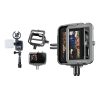 TELESIN Aluminum cage for GoPro Hero 12/11/10/9 +vertical adapter