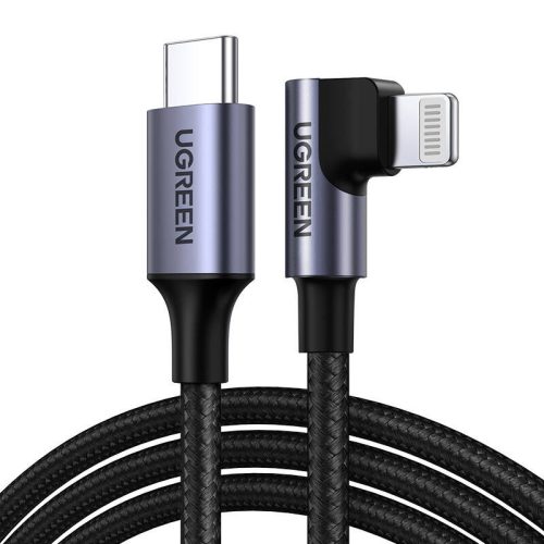 UGREEN US305 Lightning-USB-C kábel, PD, 3A, 1m (fekete)