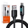 Cable USB to USB-C Mcdodo CA-1080 with display , 66W, 6A, 1.2m (black)