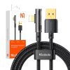 USB to lightning prism  90 degree cable Mcdodo CA-3510, 1.2m (black)