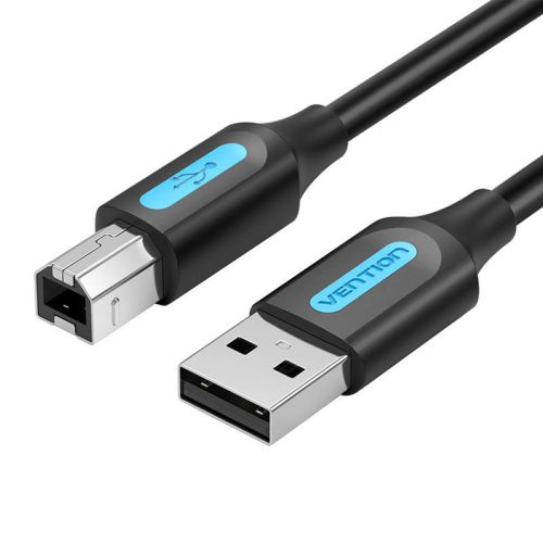 Cable USB 2.0 A to B Vention COQBD 0.5m (black)