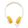 Wired headphones for kids BuddyPhones School+ (yellow)