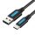 Cable USB 2.0 to USB-C Vention COKBF 5A 1m (black)