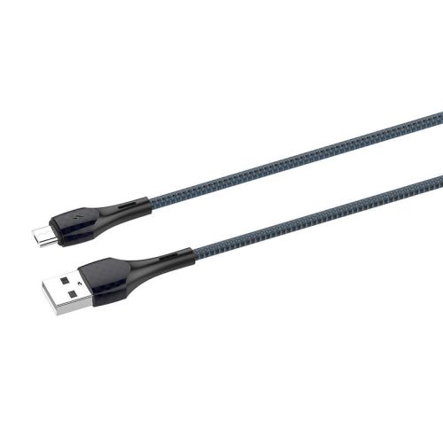 LDNIO LS522 2m USB - Micro USB Cable (Grey-Blue)