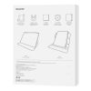 Baseus Minimalist Mágneses tok iPad 10.2" (fekete)