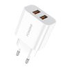 Fast charger Foneng 2x USB EU45 + USB Micro cable