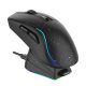 Wireless gaming mouse + charging dock Dareu A950 RGB 400-12000 DPI (black)