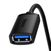 Baseus AirJoy Series USB 3.0 hosszabbítókábel, 1m (fekete)