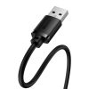 Baseus AirJoy Series USB 2.0 hosszabbítókábel, 0,5m (fekete)