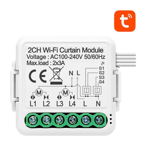 Smart Curtain Switch Module WiFi Avatto N-CSM01-2 TUYA