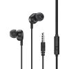 Remax RW-105 earphones, 3.5mm jack (black)