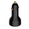 LDNIO C101 Car Charger, USB + USB-C, 100W + USB-C to Lightning Cable (Black)