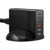 BlitzWolf BW-S25 hálózati töltő, 75W, 3x USB + 3x USB-C (fekete)