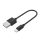 Cable USB to Lightning Cygnett 12W 0.1m (black)