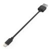 Cable USB to Lightning Cygnett 12W 0.1m (black)