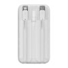 Baseus Powerbank Comet 10000mAh, USB - USB-C, lightning, 22.5W (fehér)