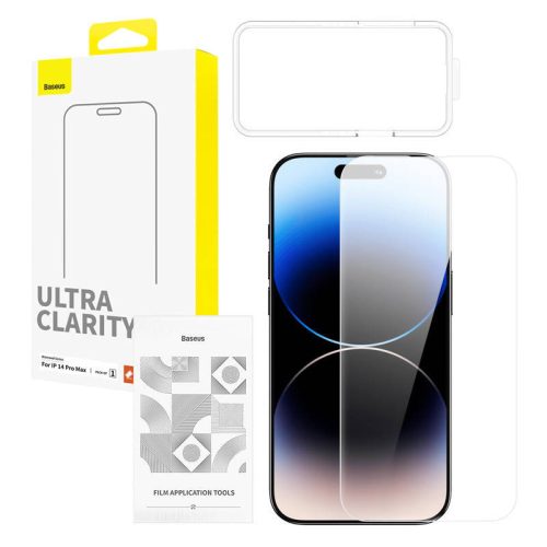 Baseus OS Diamond Series HD edzett üveg képernyővédő Iphone 14 Pro Max (átlátszó)