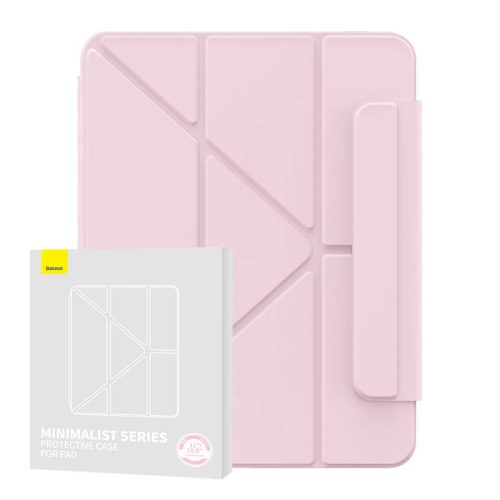 Baseus Minimalist mágneses tok iPad Pro 11″ (2018/2020/2021/2022) (rózsaszín)