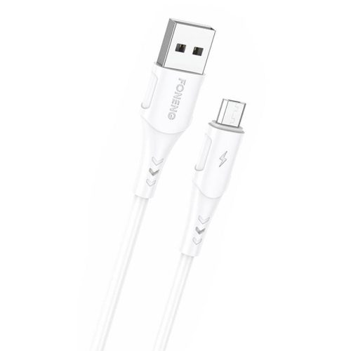 Cable USB to Micro USB Foneng, x81 2.1A, 1m (white)