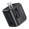 Choetech PD5008 travel charger, 3xUSB-A, 2xUSB-C, GaN, 35W, US/EU/UK/AU (black)