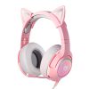 Gaming headphones ONIKUMA K9 Pink RGB