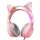 Gaming headphones ONIKUMA X15Pro Pink Cat's Ears