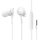 Wired Earphones JR-EW02, Half in Ear (White)