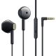 Wired Earphones Joyroom JR-EW05, Half in Ear (Black