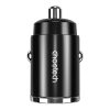 Car Charger Choetech TC0006 1x USB-A, 1x USB-C 30W PD 3.0 (black)