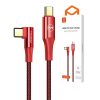 Cable USB-C to USB-C Mcdodo CA-8321 100W 90 Degree 1.2m (red)