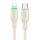 Cable USB-C do Lightning Mcdodo CA-4760 with LED light 1.2m (beige)