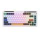 Wireless mechanical keyboard Royal Kludge KZZI K75 pro RGB, Moment Switch (black and white)