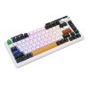 Wireless mechanical keyboard Royal Kludge KZZI K75 pro RGB, Moment Switch (black and white)