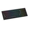 Wireless mechanical keyboard Royal Kludge RK98 RGB, Red switch (black)