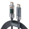 Toocki Charging Cable C-C, 1m, 100W (Grey)