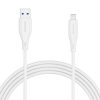 USB-A to Lightning Cable Ricomm RLS004ALW 1.2m