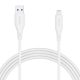 USB-A to Lightning Cable Ricomm RLS007ALW 2.1m