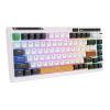 Wireless mechanical keyboard Royal Kludge KZZI K75 pro RGB, Eternity Switch  (black and white)