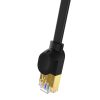 Baseus Cat 7 UTP Ethernet RJ45 lapos kábel, 1,5m (fekete)