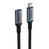 Baseus High Definition hosszabbító kábel USB-C (apa-anya) 10Gbps, 0,5m (fekete)